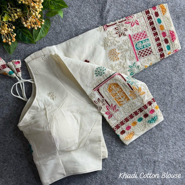 PURE KHADI COTTON BLOUSE