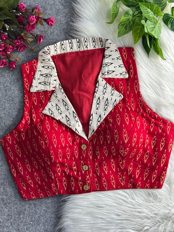 NEW SUMMER SPECIAL AJRAKH PRINTED PURE COTTON BLOUSES